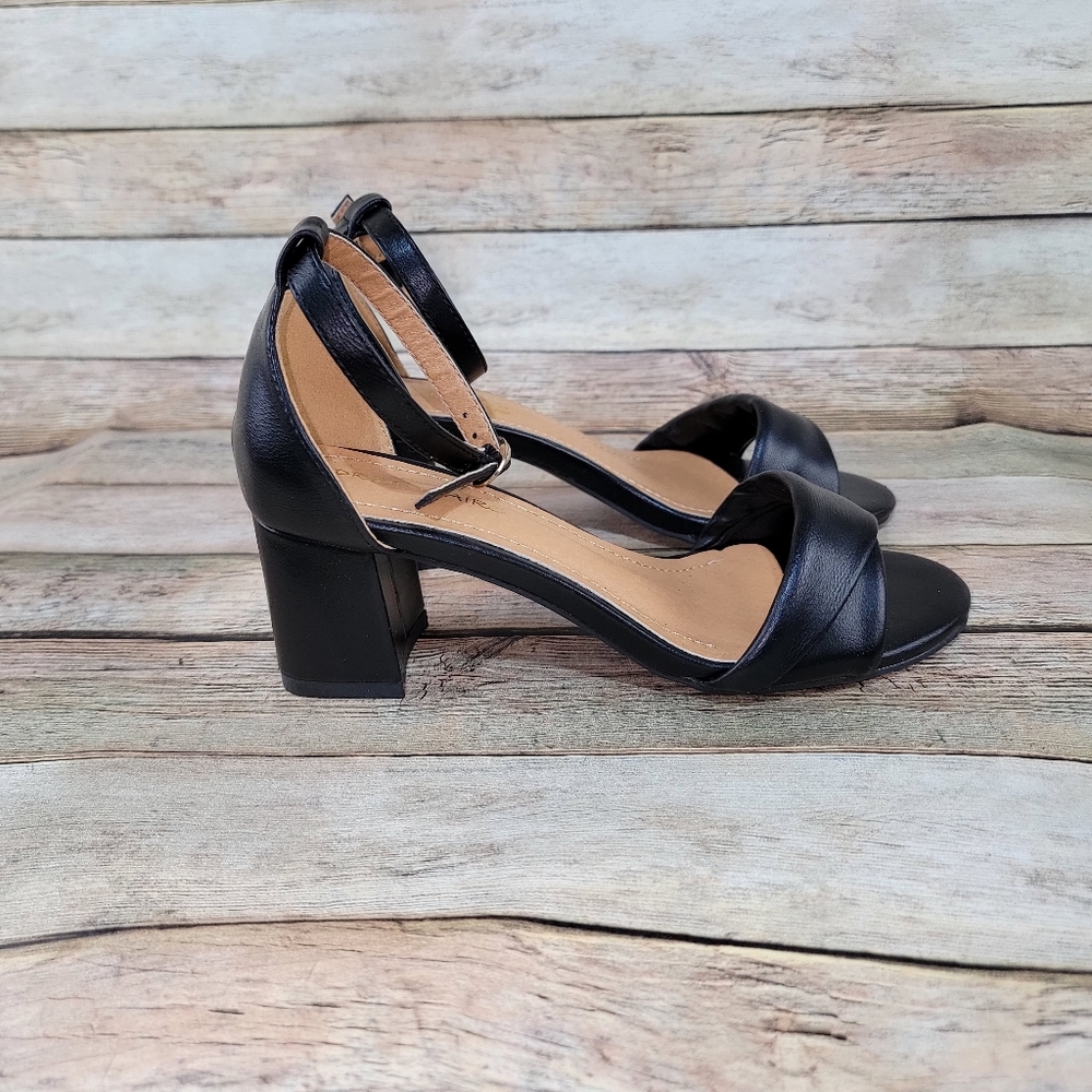 Dream pairs black chunky heel sandals 5 - Picture 4 of 7